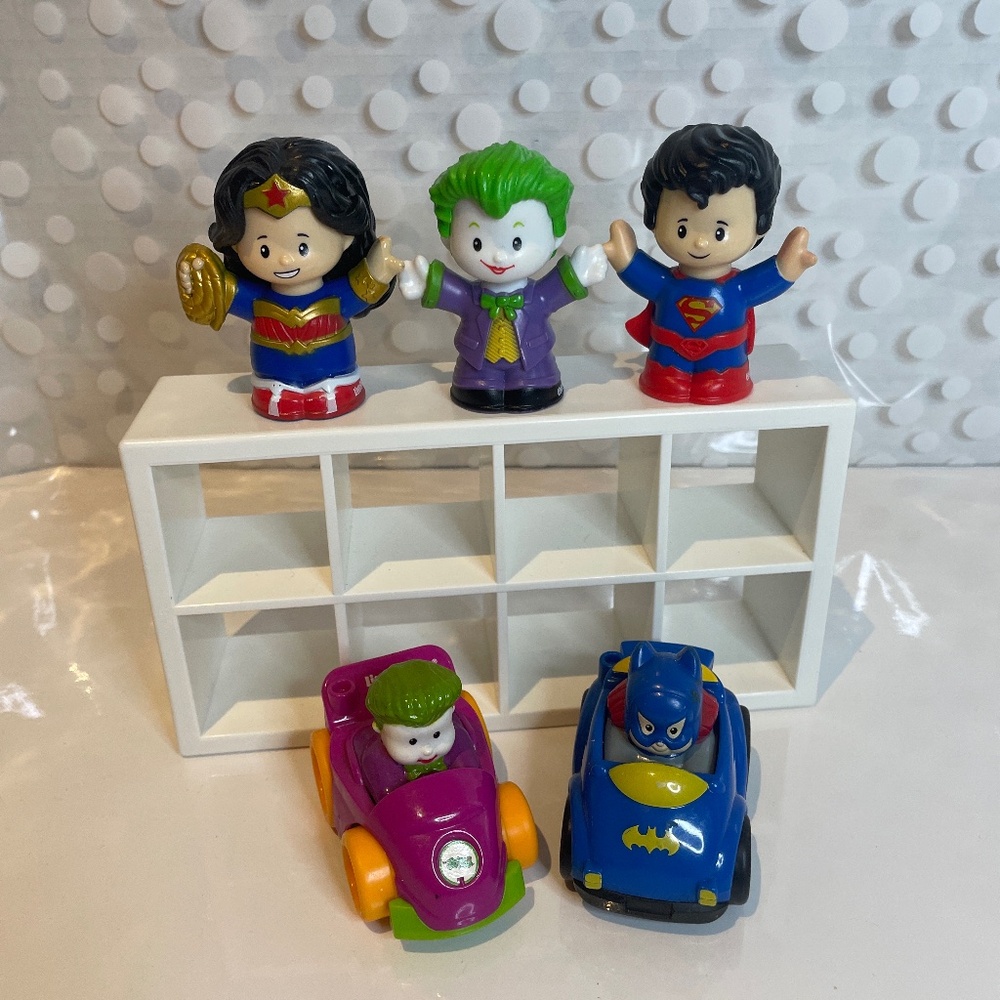 Fisher Price Little People DC 🦸Super Heroes figures & Wheelies